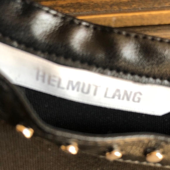 Helmut Lang tunic with leather and grommet - Picture 3 of 3